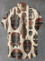 Vintage African Art Abstract Mask Vintage Print Casual 100% Cotton Shirt